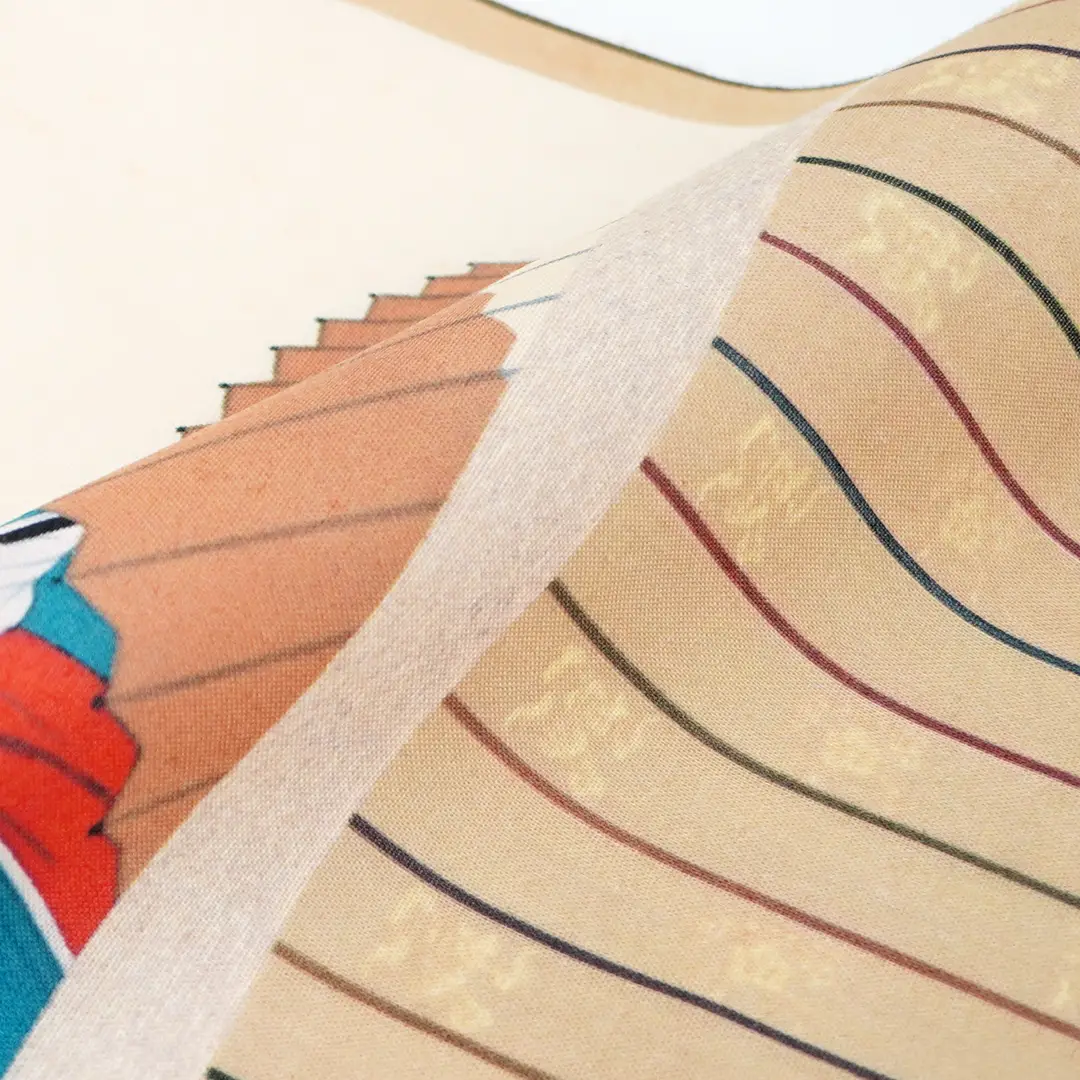 手ぬぐい 上村松園「晴れ間」（化粧箱付）