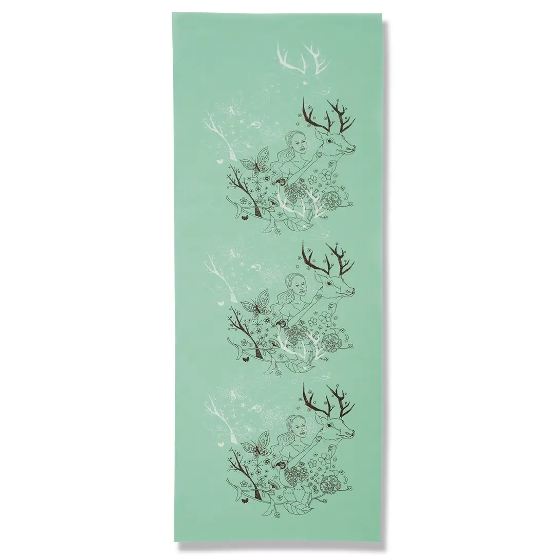 手ぬぐい90cm「少女と鹿」
