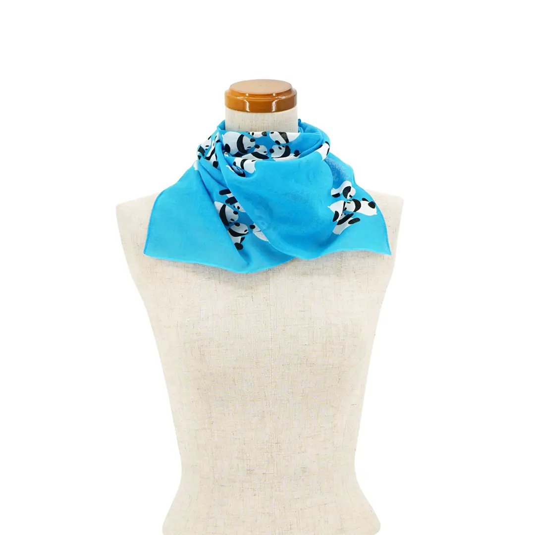 ガーゼ90cm「丸パンダ」