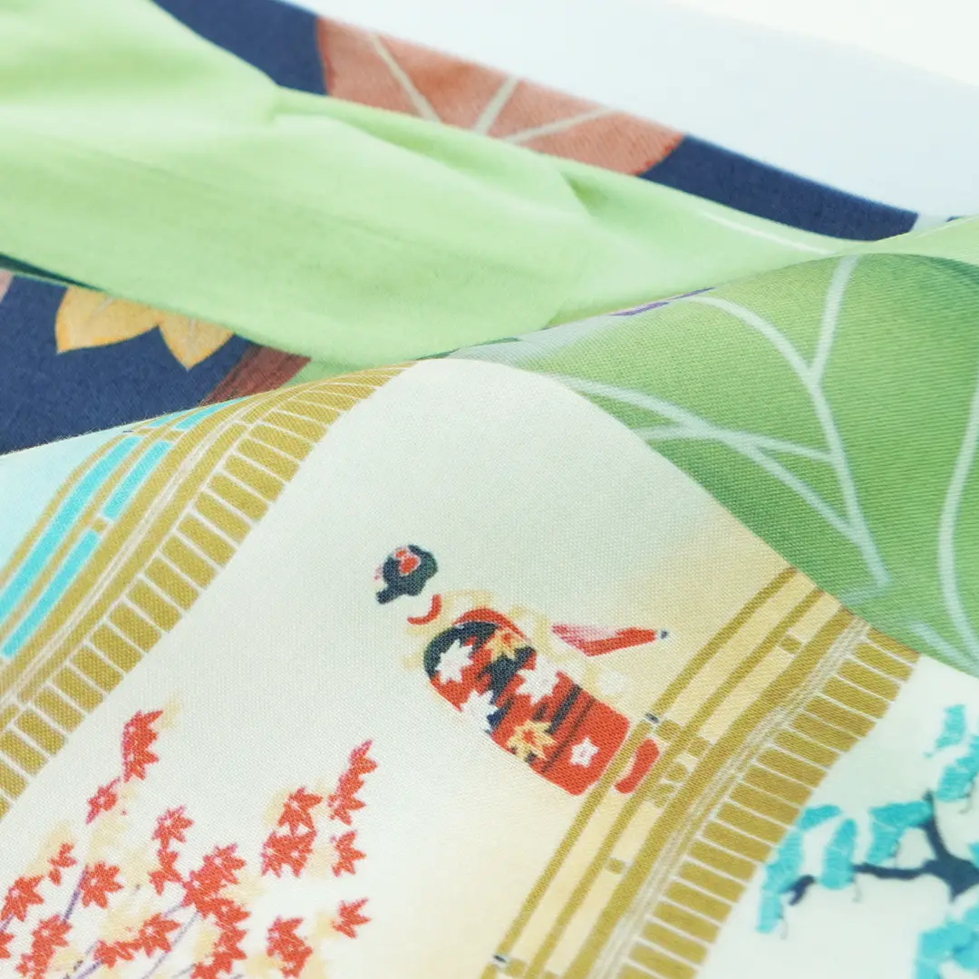 手ぬぐい「舞妓さんと手ぬぐい」（化粧箱付き）※米国産海島綿使用　※100枚限定