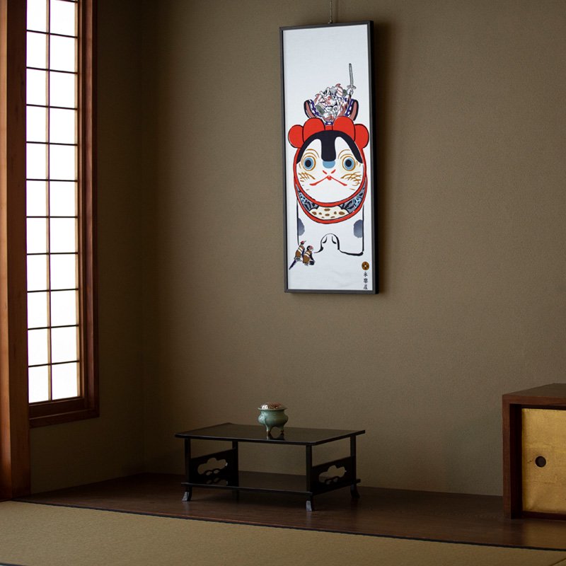 手ぬぐい「私は昔「モモタロウ」と云われてました」