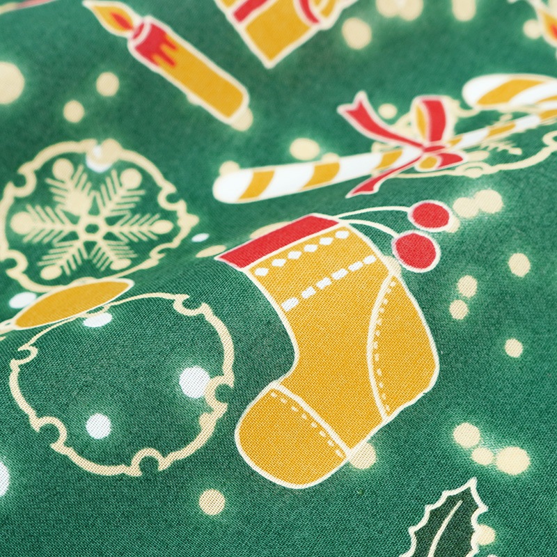 手ぬぐい「雪輪ツリー」