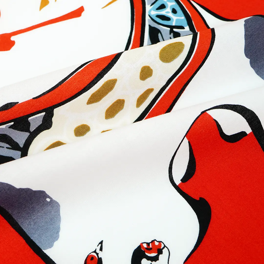 手ぬぐい「私は昔「モモタロウ」と云われてました 赤」