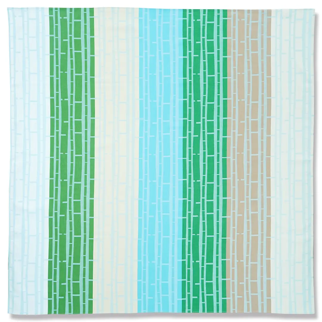 ジャガード大風呂敷「竹」（ブルー）