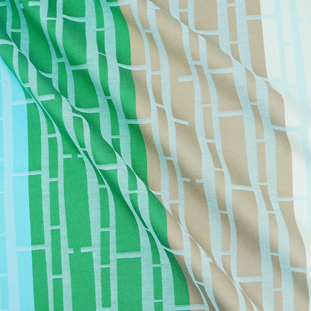 ジャガード大風呂敷「竹」（ブルー）