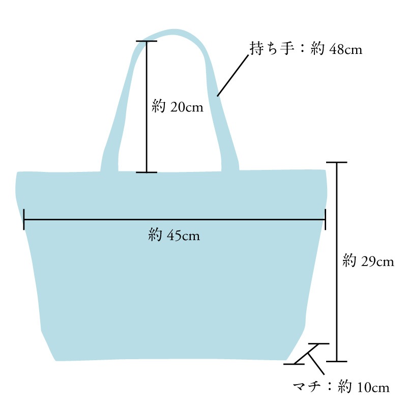 樂しい鞄 「A4横長トート」（七宝柄）
