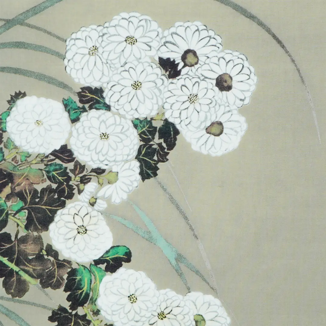 手ぬぐい 酒井抱一「菊薄図（きくすすきず）」