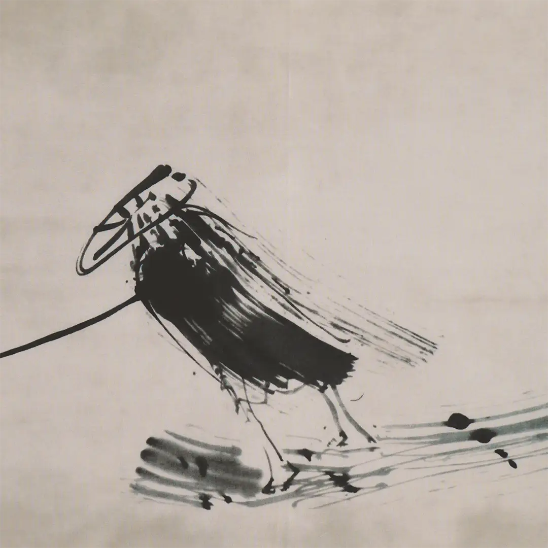 手ぬぐい 与謝蕪村「筏師（いかだし）」