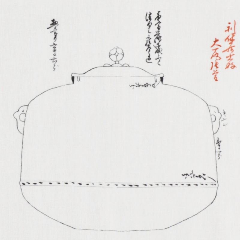手ぬぐい「釜の図」