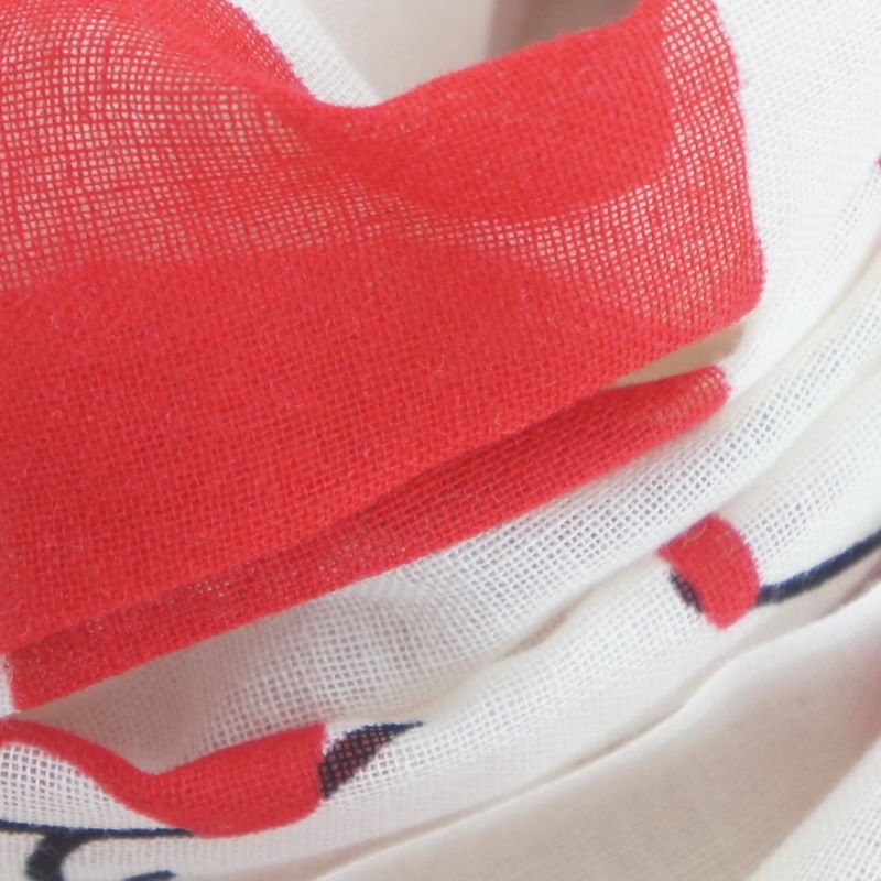 ガーゼ90㎝ 「ドレス」(レッド)