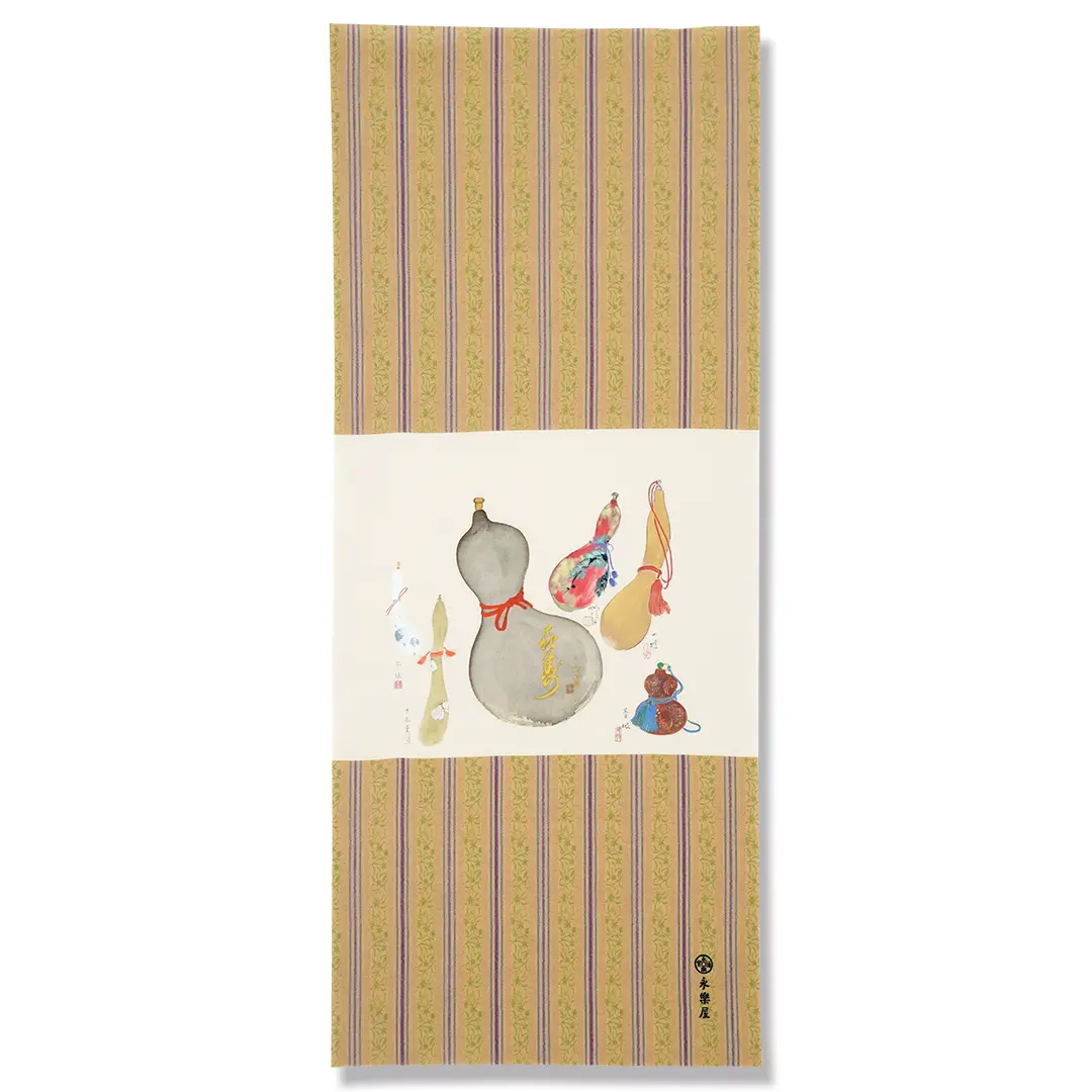 手ぬぐい「六瓢之図」（化粧箱付き）※米国産海島綿使用