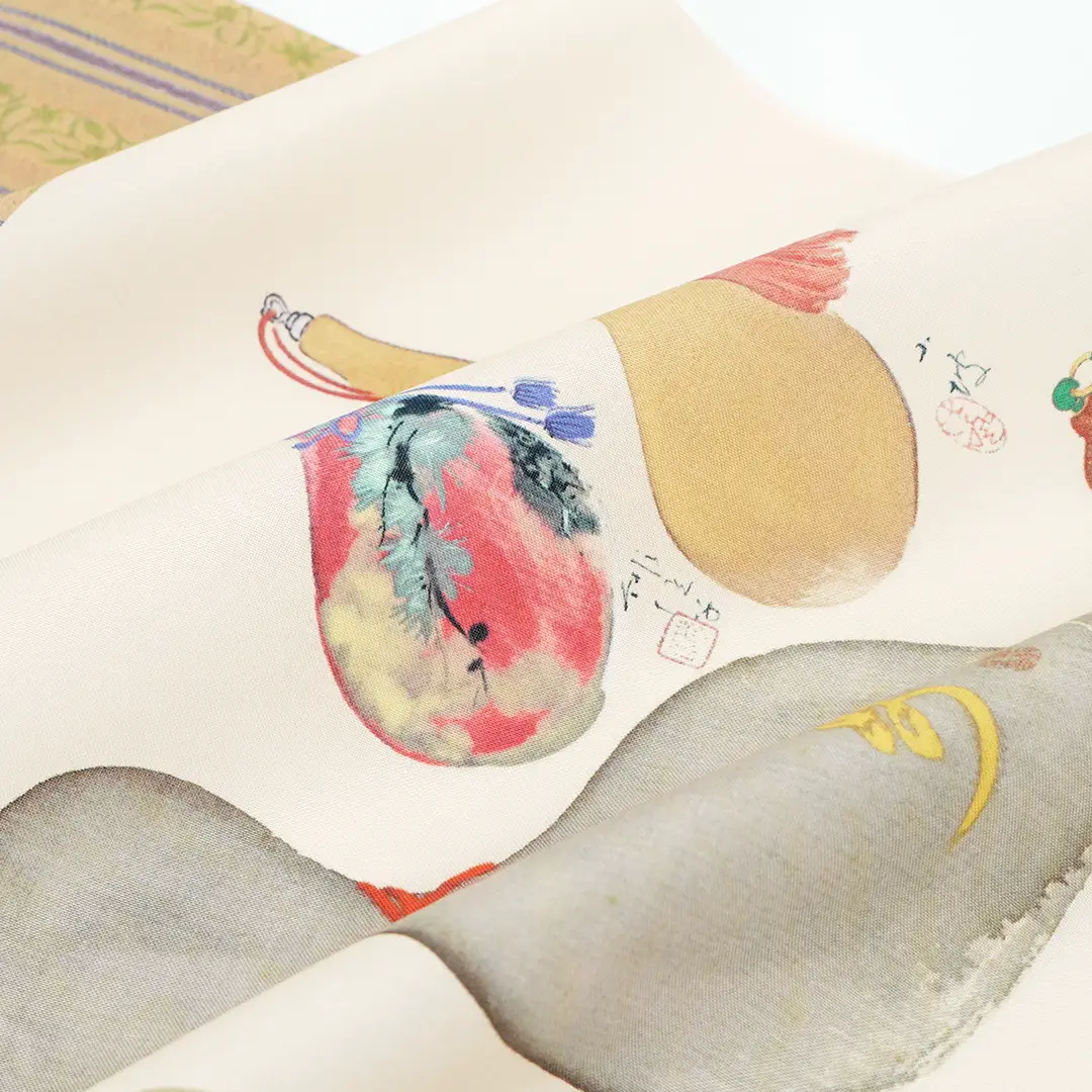 手ぬぐい「六瓢之図」（化粧箱付き）※米国産海島綿使用