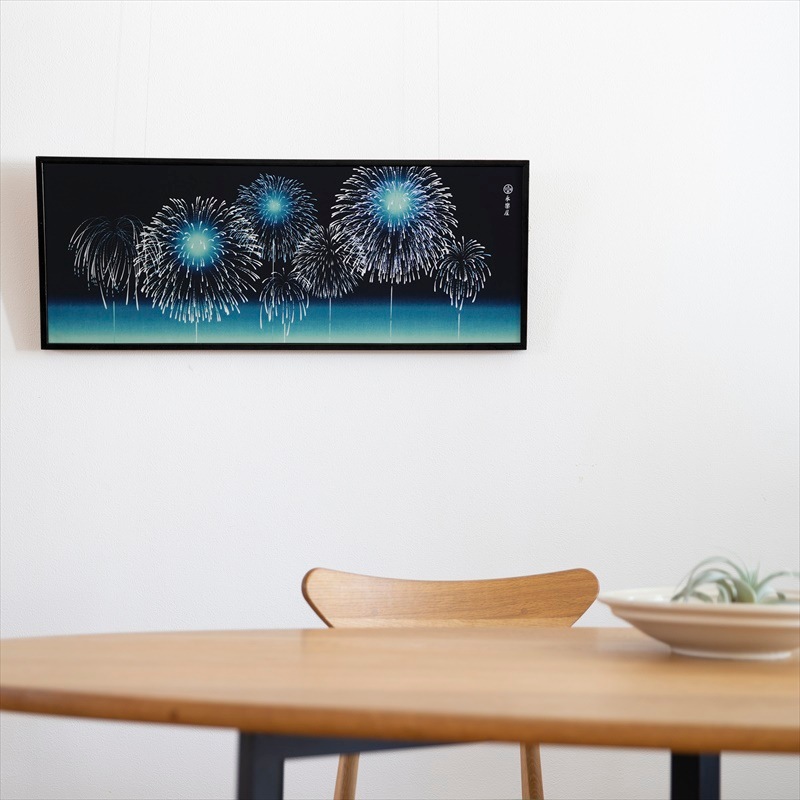 手ぬぐい「花火景色」