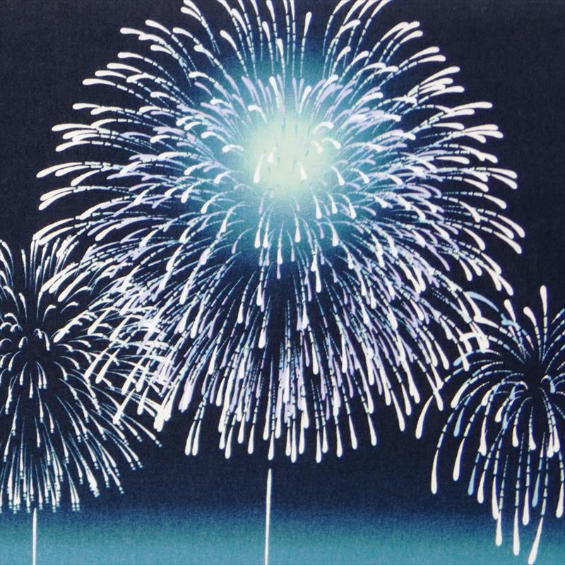 手ぬぐい「花火景色」