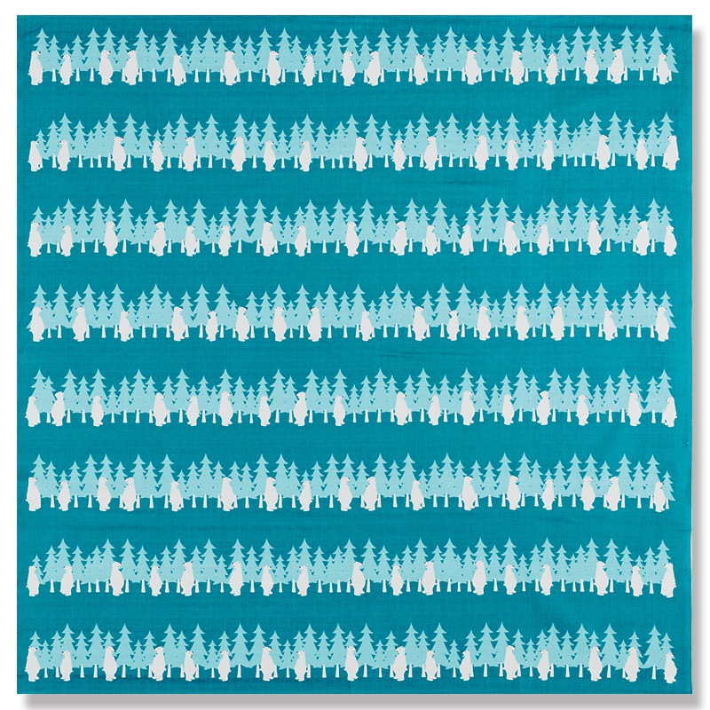 大風呂敷 「森のクマ」