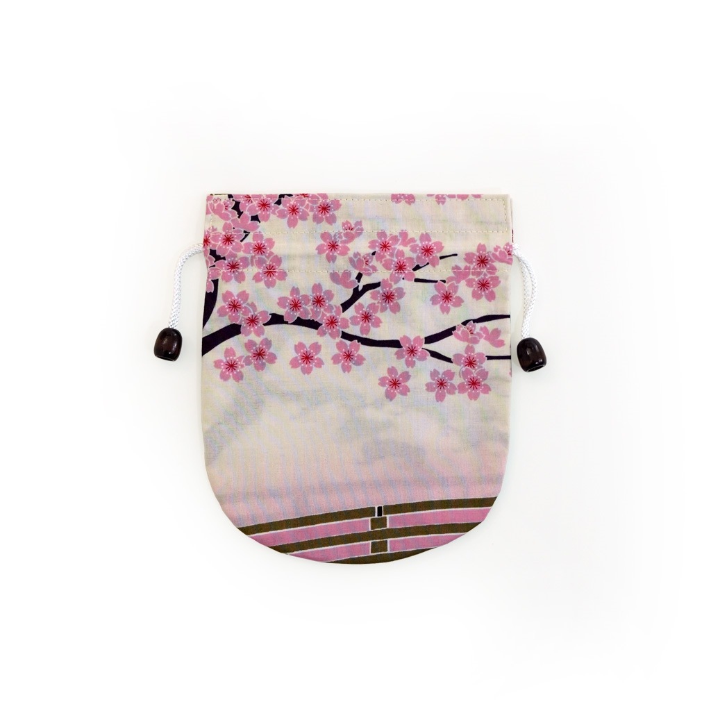 リバーシブル手ぬぐい巾着 「舞妓さんの四季」（TypeB）