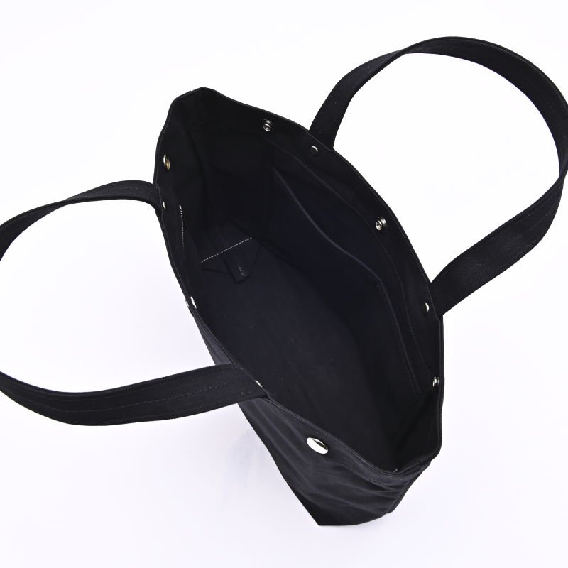 樂しい鞄 「横長トート（小）ライトグレー・持手M」（ラブリ紋柄）