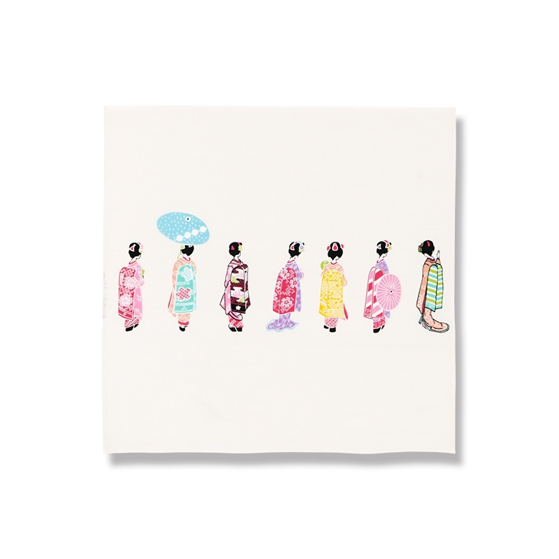 てはん「舞妓並べ」（ピンク）