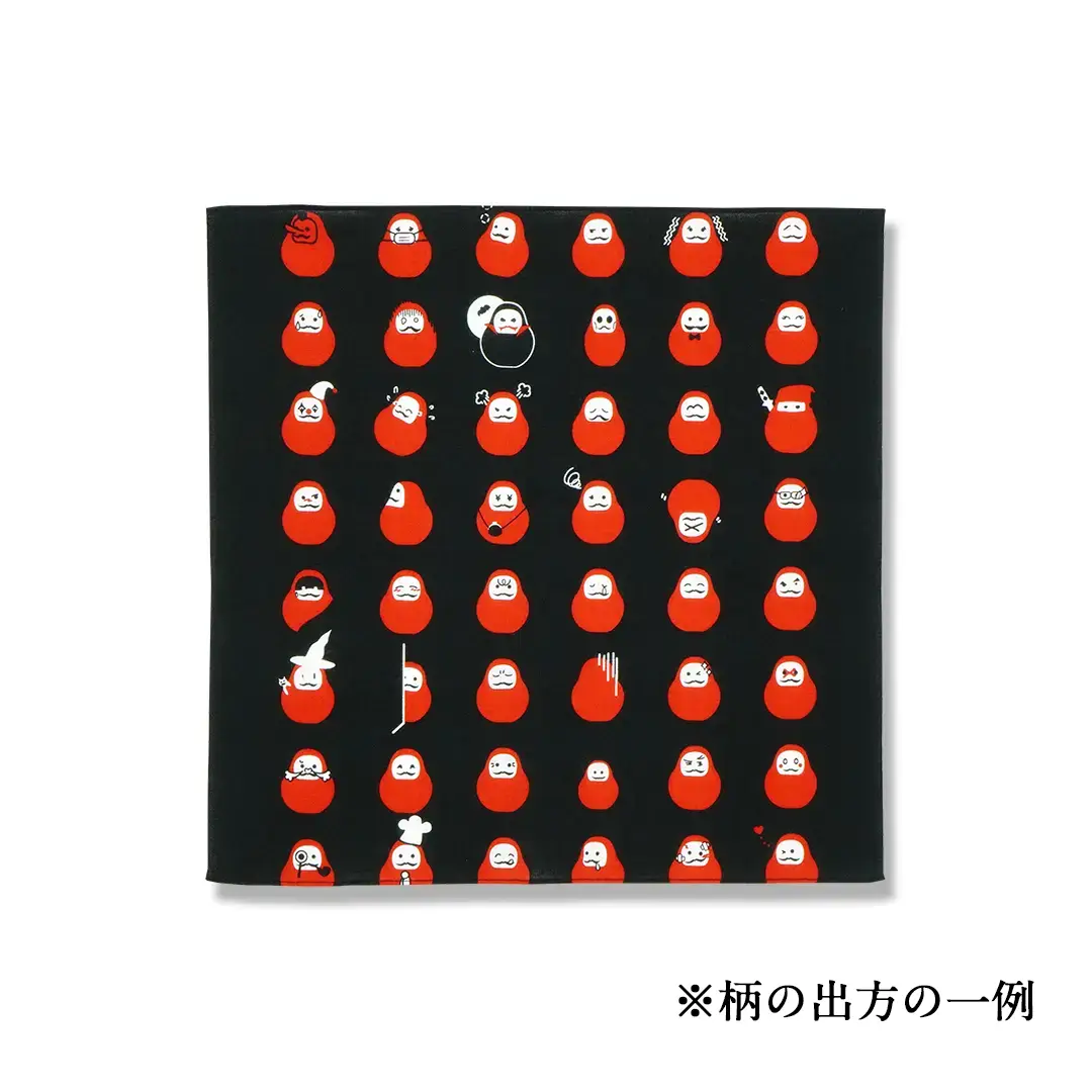 てはん「煩悩だるま」（ブラック）