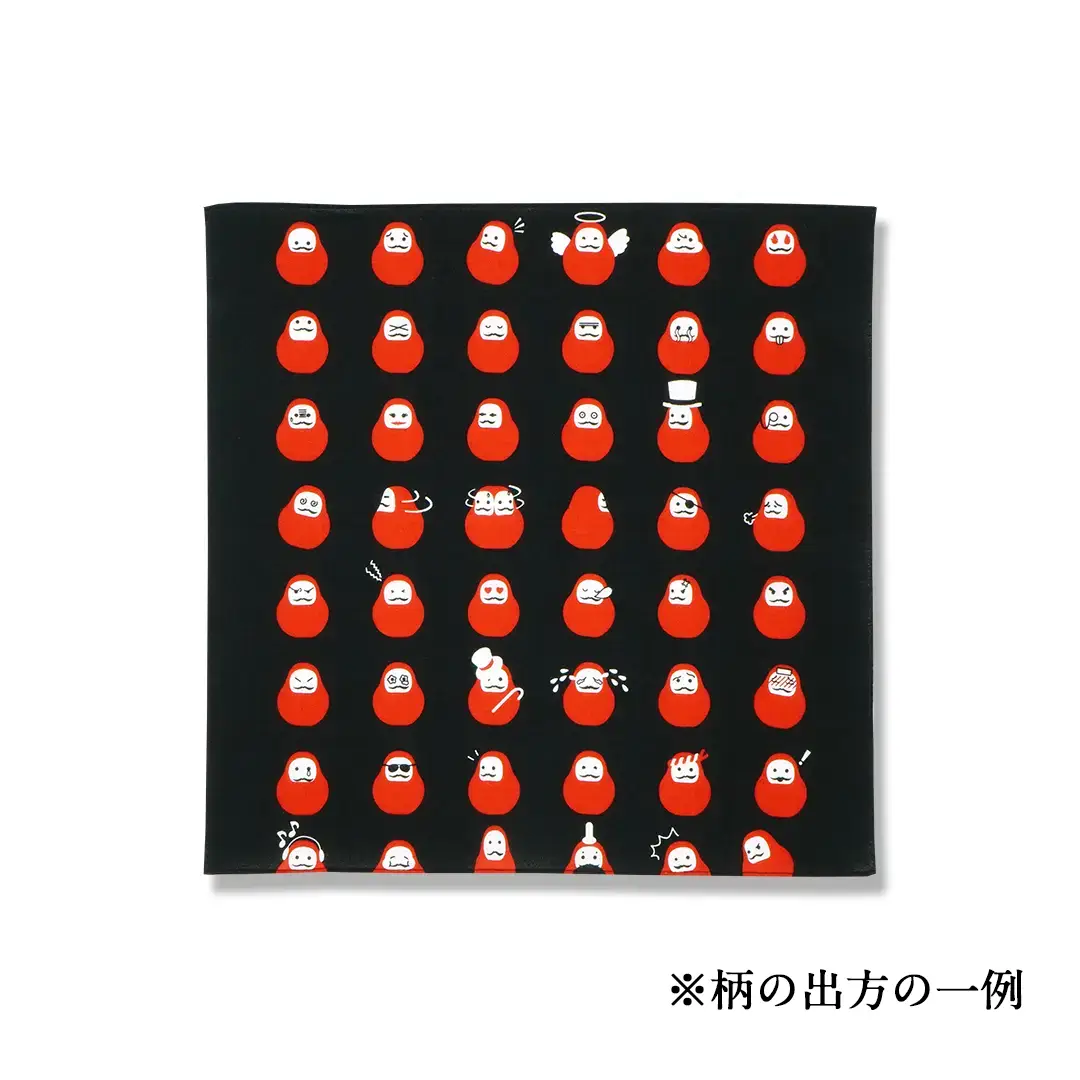 てはん「煩悩だるま」（ブラック）