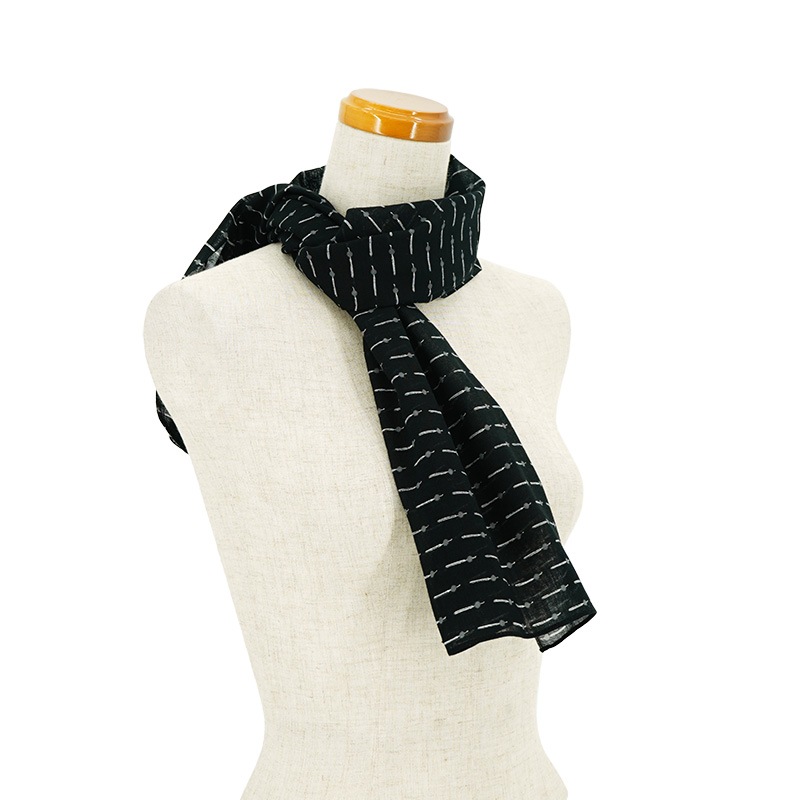 ガーゼ120㎝ 「MINI KANZASHI」（モノトーン）