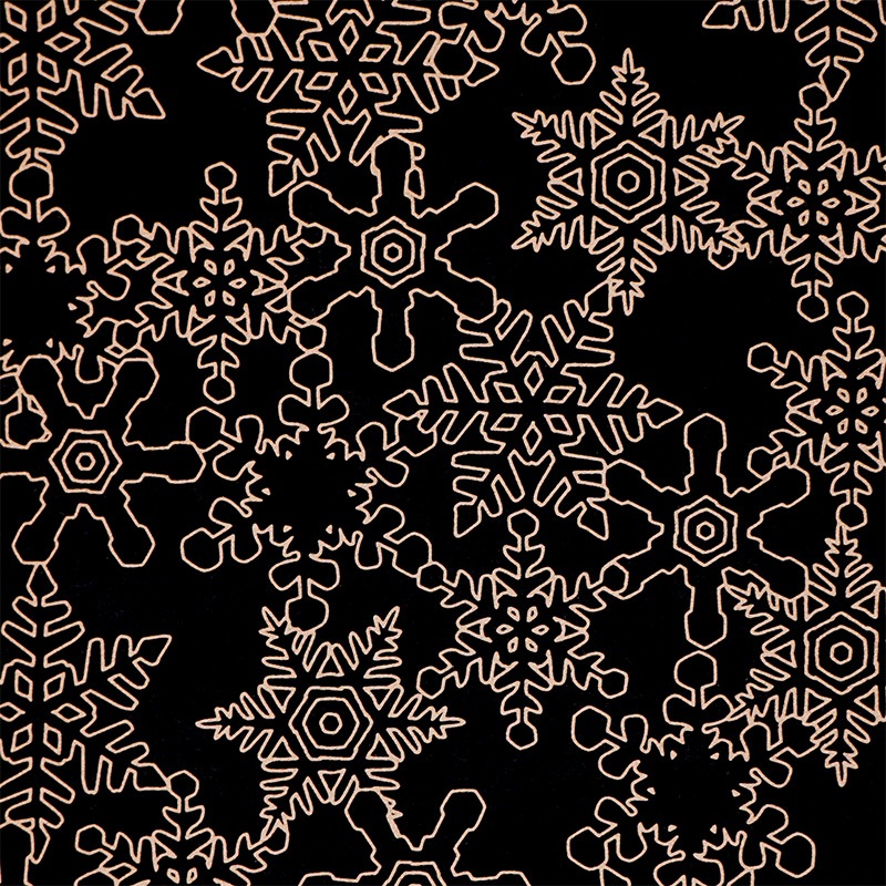 手ぬぐい「結晶」（ブロンズ）