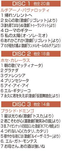 永遠の歌声 3 大テノールの世界 CD 3 枚組 映像と音の友社（えいおと