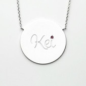 ママズネックレス(プラチナ)