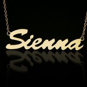 フレンチstyle（K10イエローゴールド）ネームネックレス