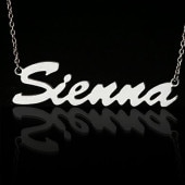 フレンチstyle（プラチナ）ネームネックレス