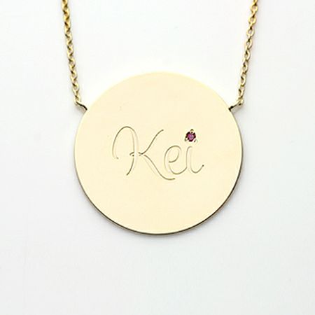 ママズネックレス(K10イエローゴールド)