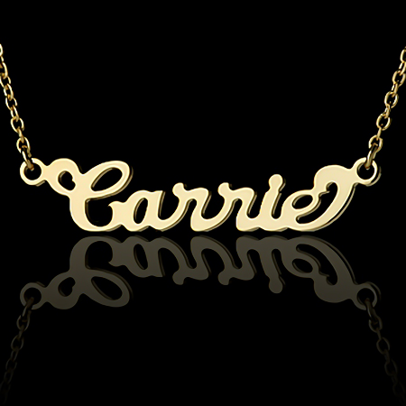 キャリーstyle (K18イエローゴールド) ネームブレスレット
