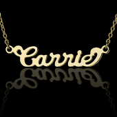 キャリーstyleニューヨークstyle (K18イエローゴールド) ネームアンクレット