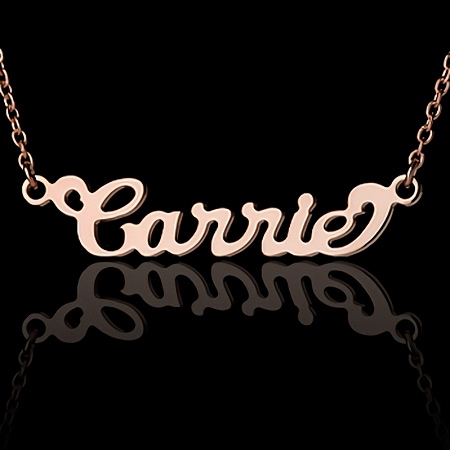 キャリーstyle(K10ピンクゴールド) ネームアンクレット