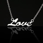 フレンチstyle(K10ホワイトゴールド) ネームアンクレット