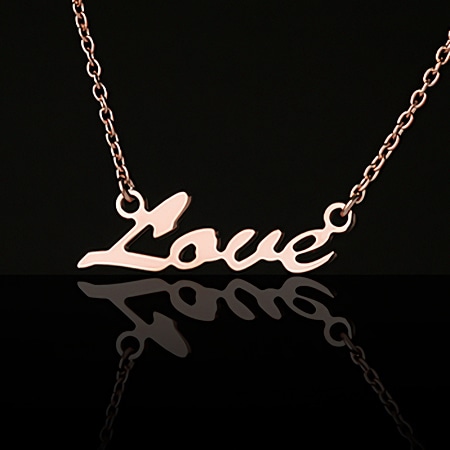 フレンチstyle(K10ピンクゴールド) ネームアンクレット