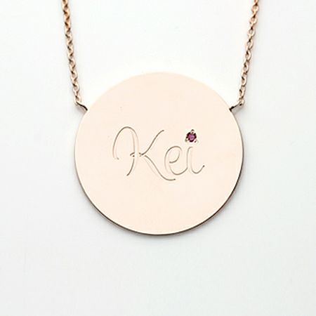 ママズネックレス(K10ピンクゴールド)