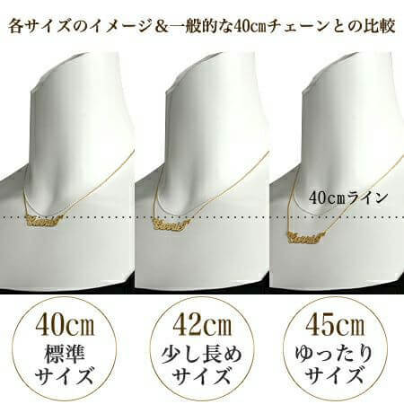 イングランドstyle（K10ホワイトゴールド）ネームネックレス