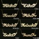 キャリーstyle (K10ホワイトゴールド) ネームブレスレット