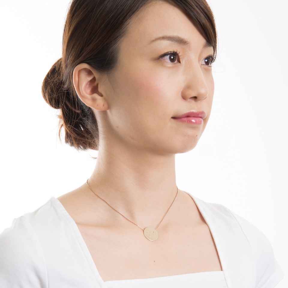 ママズネックレス(K10ピンクゴールド)