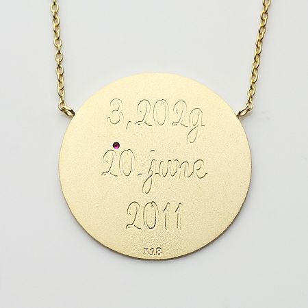 ママズネックレス(K10イエローゴールド)