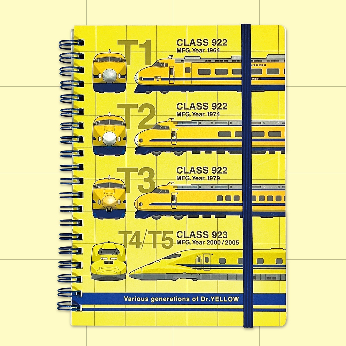 歴代ドクターイエロー】B6リングノートの通販サイト