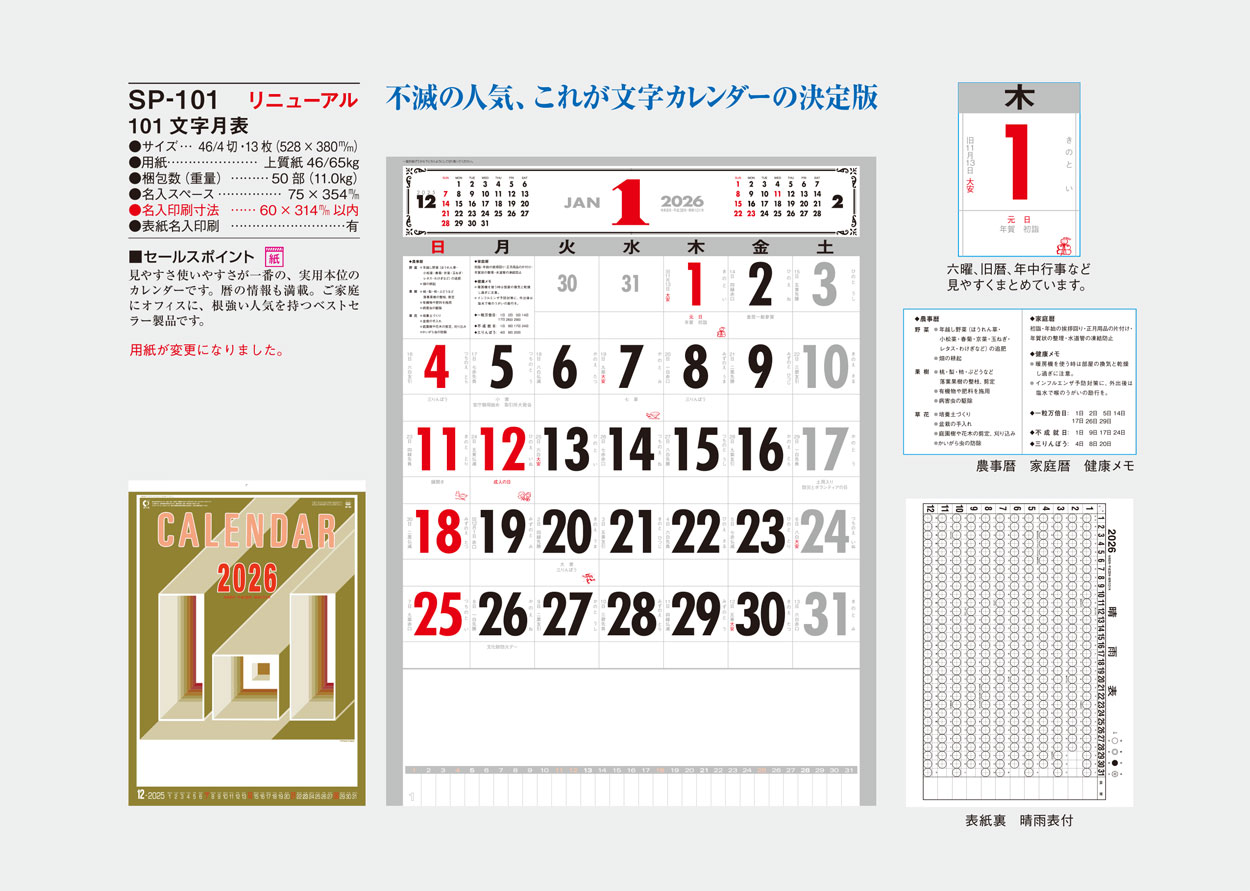 SP-101 101��ʸ����ɽ