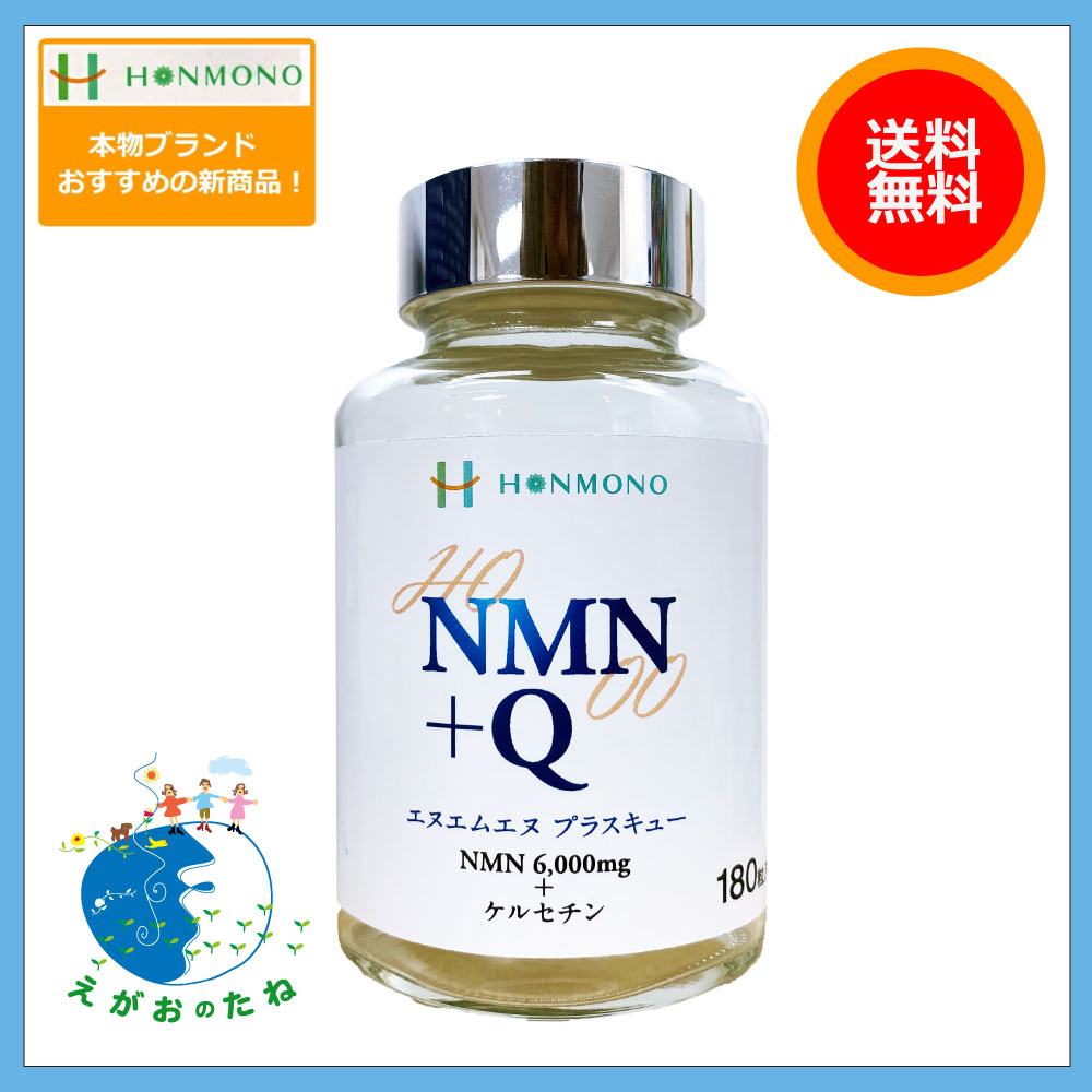 NMN＋Q（エヌエムエヌ プラス キュー）180カプセル  ニコチンアミド・モノヌクレオチド ＆ ケルセチン 本物研究所