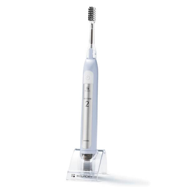 ソラデーリズム2(アイスブルー) 音波振動式ソーラー歯ブラシ(株)シケン