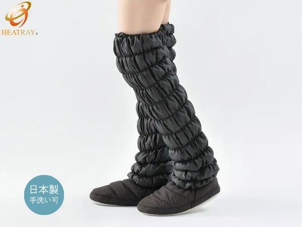 HEATRAYエアー　もこもこレッグウォーマー ストロング（2枚1組）