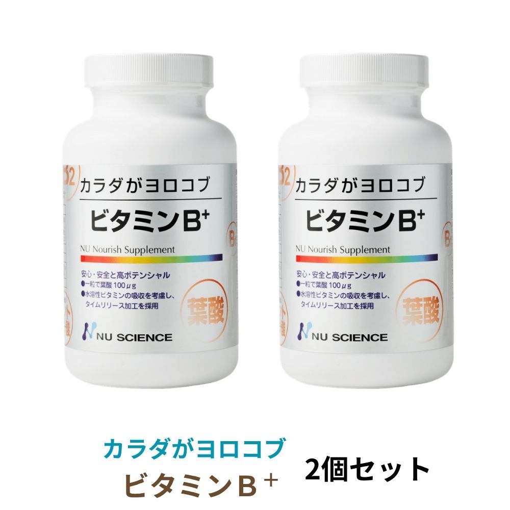 ビタミンB+ 240粒 2個セット ニューサイエンス カラダがヨロコブシリーズ