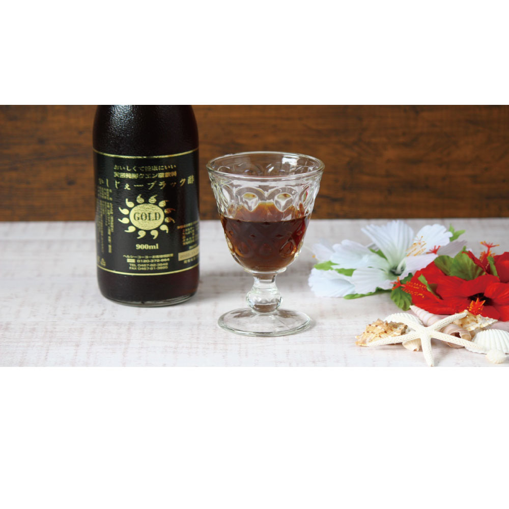 かしじぇーブラック酢GOLD X 1本 琉球もろみ酢 ヘルシーコーヨー株式会社