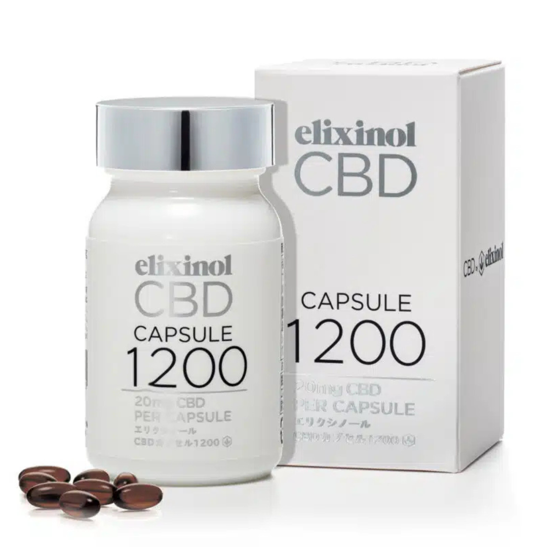 エリクシノール CBDカプセル1200 60粒入り