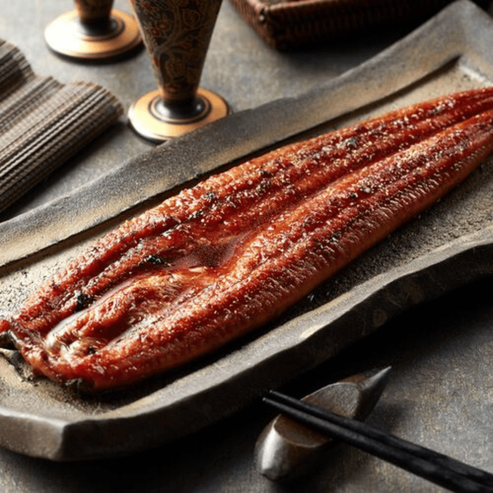 【産直品】「鰻楽」九州産 うなぎ蒲焼 （ 蒲焼1尾、タレ（山椒付き）×2 ）　